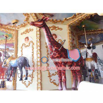 Zhongshan Amusement Park Equipment, Jungle Horse, Luxury Carousel, Merry go Round, 26 Seat for Kids or Adult, Kiddie photo-4