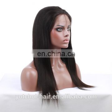 100% Remy Human Hair Indian Virgin Hair Wig Unprocessed Indian Full lace Wig