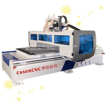 ATC 2 Spindle Switch Woodworking Cnc Router Boring Group Center