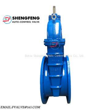 DIN3202 F4 GGG50 PN16 DN400 cast iron water gate valve