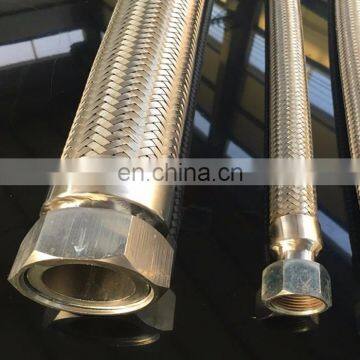 Stainless steel corrugated flexible metallic hose, stainless steel flexible braided metal hose