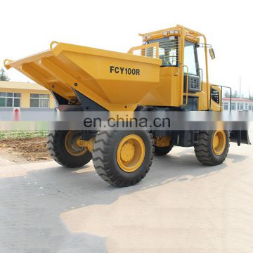 2018 Hot newest heavy duty FCY100 Loading capacity 10 tons Hydraulic tipping site dumper with cheaper price