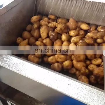 industrial automatic brush roller potato onion peeling machine carrot ginger taro washer for sale