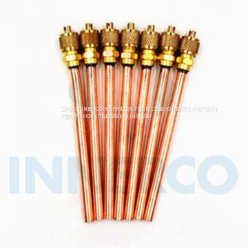 Air Conditioner Spare Parts Copper Charging Valve Pin Valve Access Valve