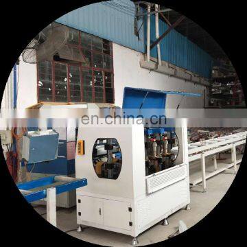 Automatic rolling machine for aluminum window and door with two-axis