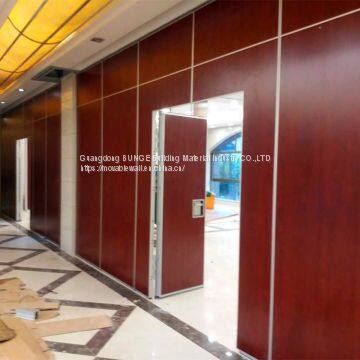 Hotel Classroom Decoration Design Folding Acoustic Movable Partition Wall