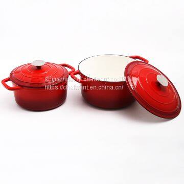 Enamel Cast Iron Dutch Oven Casserole Cast Iron Casserole photo-4