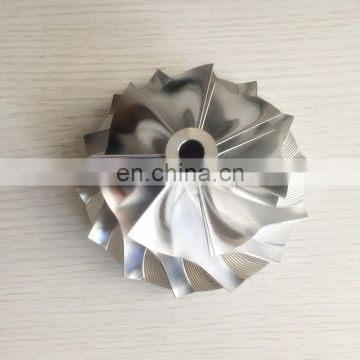 S400 174513 80.30/111.10mm 7+7 blades high performance turbo billet/milling/aluminum 2618 compressor wheel for racing