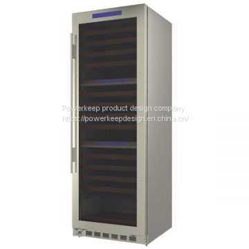 Double temperature spaces wine refrigerator research and development service