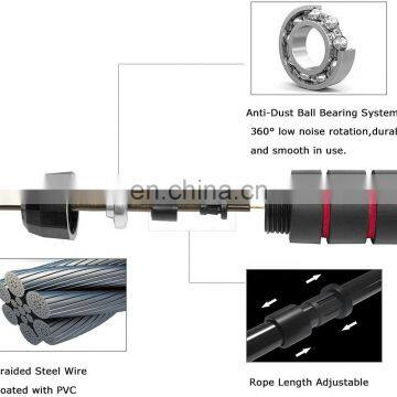 Best Quality Sport Jump Rope Skipping Fitness Training Weighted Thick Skipping Rope Skipping Rope Adjustable photo-3