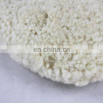 Factory Price China Supplier 5inch Lambskin Wool Pads Bonnets for Car Polishing photo-5