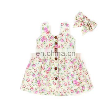 Girl Cotton Floral Dress Kids Frock Designs Pictures Fashion Dresses