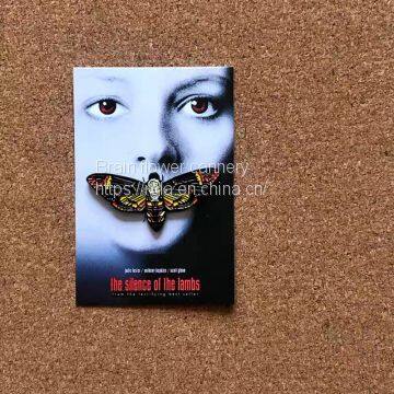 Silent Lamb Ghost Flour Moth Brooch photo-2