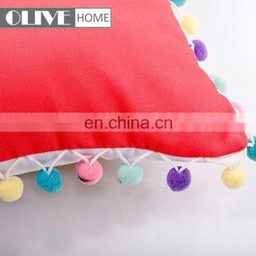 Pineapple Digital Print Pillows Decorative Cushion Covers Pillowcases With Pompom photo-4