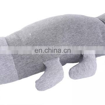 Creative Crocodile Plush Pillows Baby Crib Bumper Pads With Printed Liner Cartoon Animal Shape Pillows photo-5