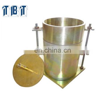 Soil concrete T-BOTA CBR mould with collar and perforated base