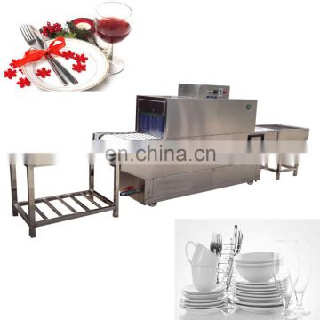 Hot sale high pressure water washer conveyor dish washing machine for use