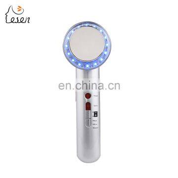 2021 Best Sell Led Photon Ultrasonic Facial Skin Massage Machine for Home Use Weight Loss Face Lift Skin Rejuvenation 1 YEAR