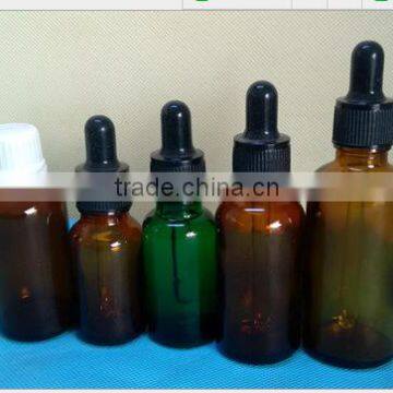 customized laboratory glassware brown glass dropper bottle for chemical reagent china supplier