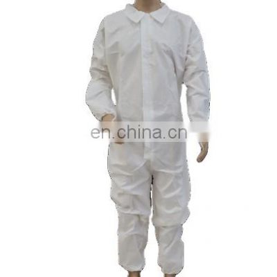 Microporous industrial protective jumpsuit fluid-resistance