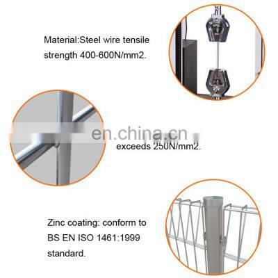 Malaysia Best Selling Galvanized BRC Triangle Bending Wire Mesh Fencing for Sale photo-5