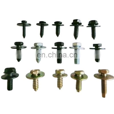 Leaf plate is lined with leaf plate fender self-tapping metal screws fastener clips for car