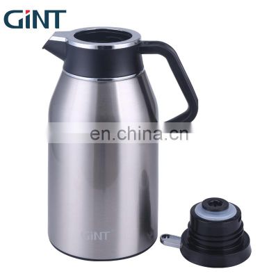 GiNT New Arrival 700ML Portable Teapot Stainless Steel Outer Glass Inner Coffee Pot with Handle