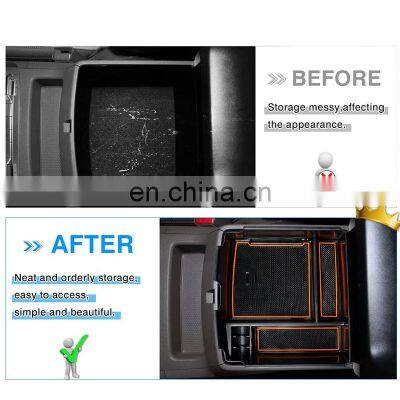 Interior Accessories Parts Silicone Armrest Rest Storage Box Center Control Console Organizer Tray For Kia Sedona Carnival 2022 photo-3