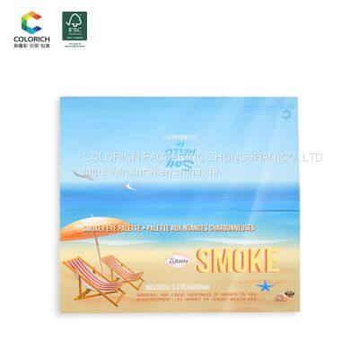 Eyeshadow Palette Vegan Custom Neutral Empty Cardboard 26MM Combination Palette Makeup Packaging Eyeshadow Palette Brown Eyes photo-5