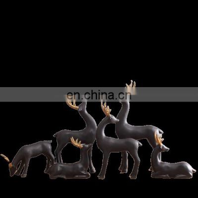 Home decoration nordic elk living room TV ark creative wedding gifts wholesale gifts