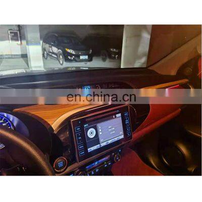16 Colors Mahogany Interior Door Panel Decorative Trims Lamp Led Lights Custom Car Ambient Light for Hilux Revo 2021 2015 photo-3