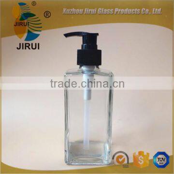 250ml Square Glass Bottle With Pump photo-2