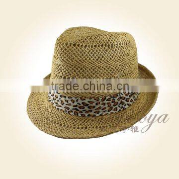 2014 Fashion hat Handmade straw hat lady hat woman hat beach hat