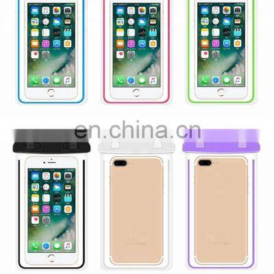 Wholesale Universal Glow in Dark Waterproof Phone Case