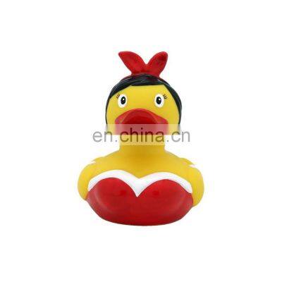 China Manufacturer Supplier Yellow Rubber Duck Squeaky Floating Bath Duck Toys for Toddlers Children