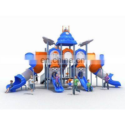 High Quality Kindergarten Children Play House Set Plastic Outdoor Playground Equipment with Slide for kids