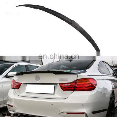 Carbon Fiber Rear Trunk Spoiler Wings For F82 M4 2014-up Rear Spoiler