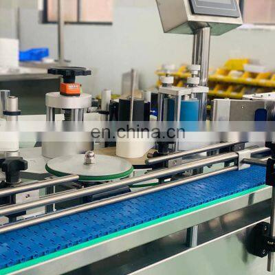 Adhesive Automatic Round Tube Bottle Private Labeling Machine