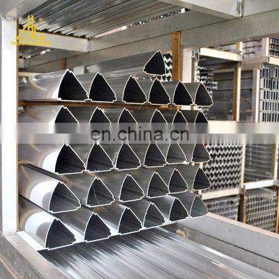 D shaped aluminium profile,extrusion aluminium profile price per kg,all types of letter shapes d aluminium profile china factory