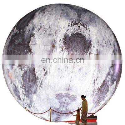 Advertising Inflatables Led Inflatable Planet Moon Ball for Holiday Decoration