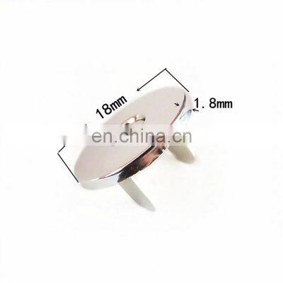 Custom 18mm Metal Magnet Snap Button For Bags photo-2