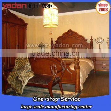 custom made 5 star hotel furniture twin bed frame and king size wooden bed base