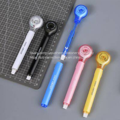 Professional Manufactory Cinta de Correction Recargable Blister Card Pen Type Correction Tape Refillable photo-2