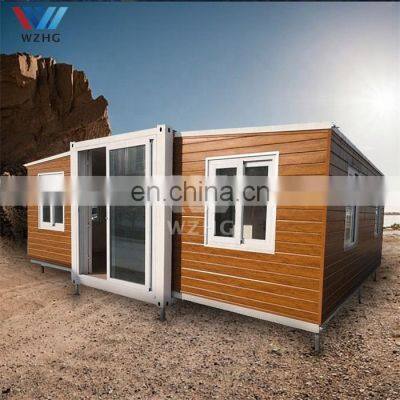 Prefab temporary accommodation flat pack expandable container house for sale