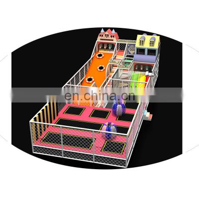 China Manufacturer Indoor Playground Equipment City Theme Naughty Castle for kids