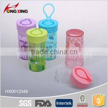 colorful Plastic sport water bottles with handle