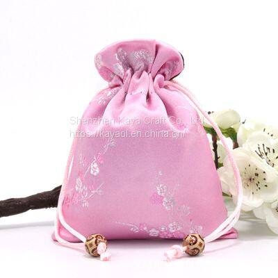 Luxurious Satin Gift Drawstring Pouch on Sale