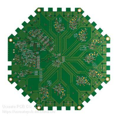 8 Layer Fr-4 370HR Telecom Electronic PCB