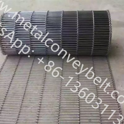 High temperature resistance industrial 304 Stainless steel wire mesh conveyor belt,flat flex conveyor belt for industry