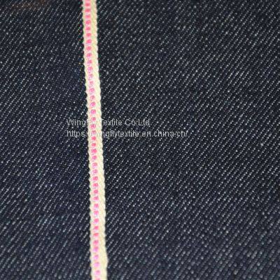 14.5oz Factory Stretch Selvedge Denim Jeans Men Fabric W38083 photo-2